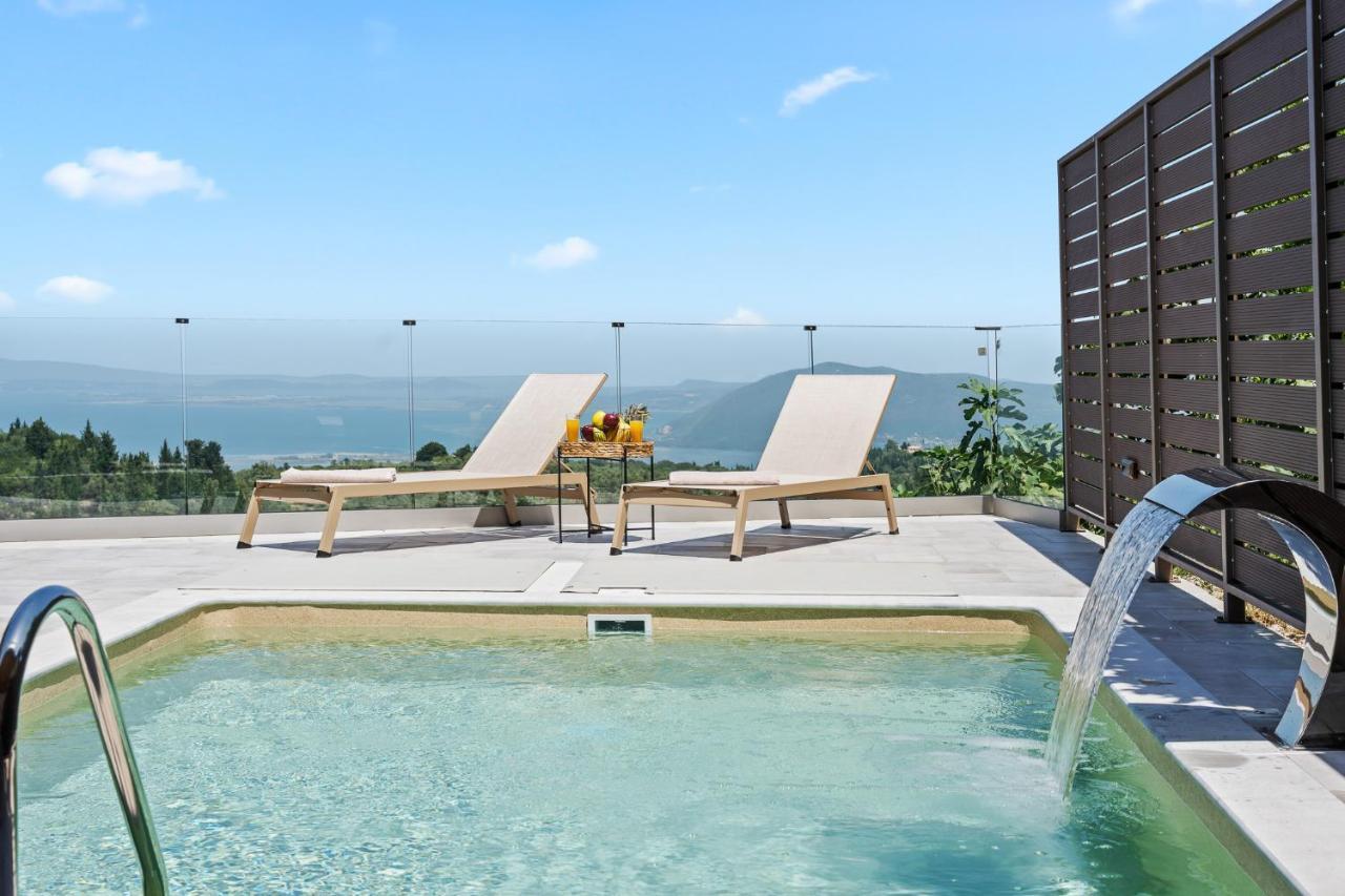 Myrtillo II Sea View Villa Spanokhórion Eksteriør billede